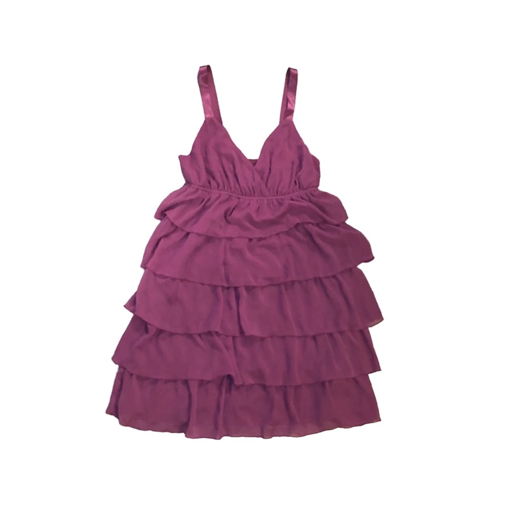 Old Navy Pink Ruffled Tiered Babydoll Dress - 3 for $45